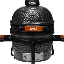 Eviq Kamado 13" Keramische Barbecue Antraciet-Brico Hot