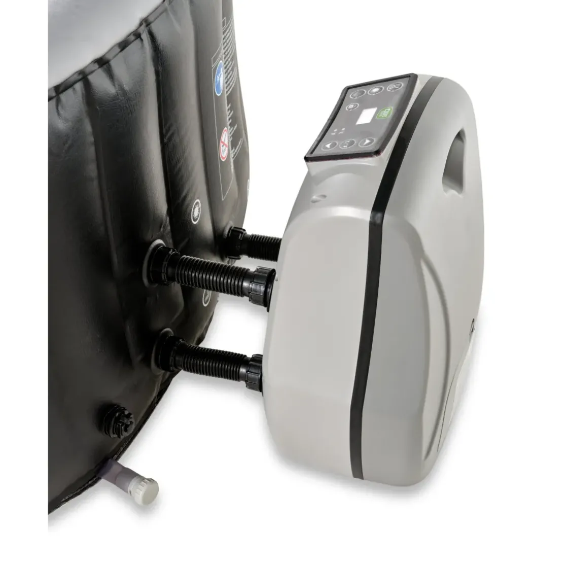 Exit Opblaasbare Jacuzzi Silver Classic Spa Zwart O165X65Cm-Brico Outlet