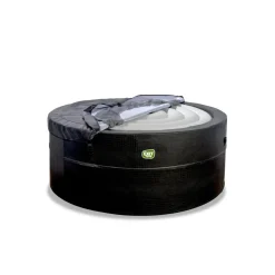 Exit Opblaasbare Jacuzzi Leather Premium Spa Zwart O184X73Cm-Brico Hot