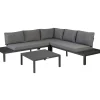Exotan Loungeset Incl. Kussens - Aluminium - Grijs - 63X245X245-Brico