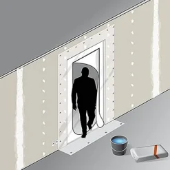 Brico Far Tools Beschermingdeur Zip Kunststof Outlet