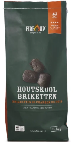 Fire-Up Houtskool Pefc 10Kg-Brico Discount