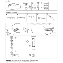 Brico Fonteinset (Rechts) Apollo Keramiek Wasbak Wit 41 X 27 X 14 Cm Discount