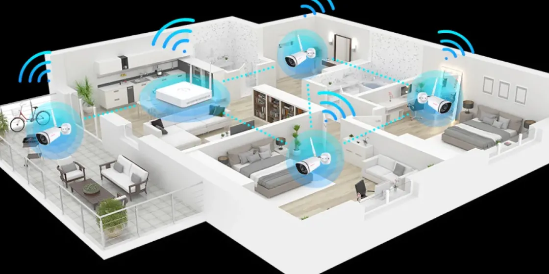 Foscam Beveiligingsset Fn7108W-B4-1T Wifi-Brico