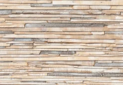 Fotobehang 'White Washed Wood Papier' 254 X 368 Cm-Brico New