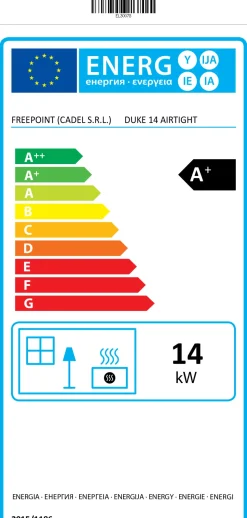 Pelletkachels<Brico Freepoint Pelletkachel Duke 14Kw