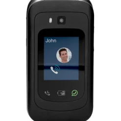 Fysic F25 - Eenvoudige Mobiele Klaptelefoon Voor Senioren Met Sos Noodknop, Zwart-Brico Discount