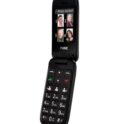 Fysic Fm-9760Zt Mobiele Klaptelefoon Voor Senioren Noodknop Zwart-Brico Discount