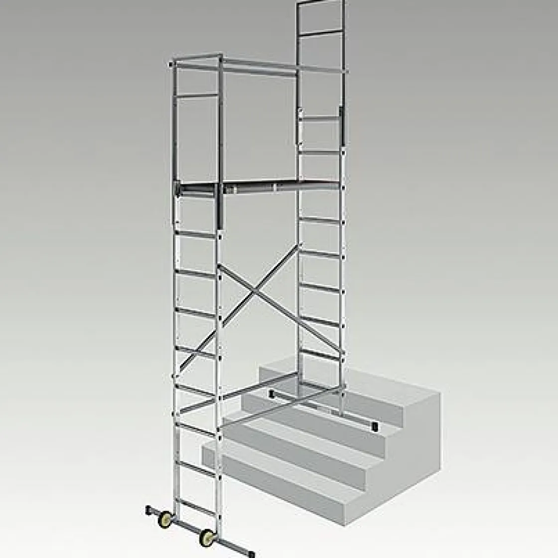 Brico Galico Steiger 'Hobby Highwork L724' Aluminium Werkhoogte 4,49 M Sale