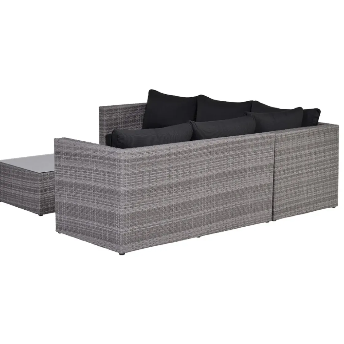 Garden Impressions Lyon Loungeset 4-Delig - Reflex Black-Brico