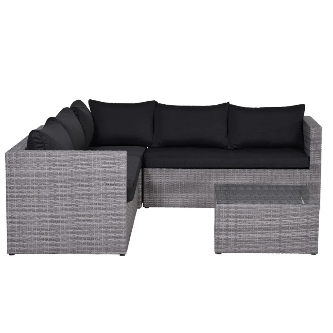 Garden Impressions Lyon Loungeset 4-Delig - Reflex Black-Brico