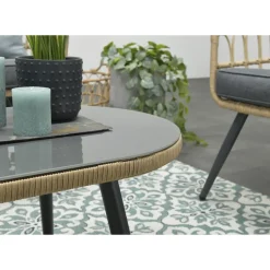 Garden Impressions Tarulo Loungeset 4-Delig - Donker Grijs-Brico Best