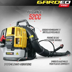 Brico Gardeo Pro - Thermische Rugblazer 52Cc - 281Km/H Clearance