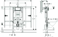 Brico Geberit Inbouwreservoir Duofix Basic Up100 3/6L 112X50X12Cm Discount