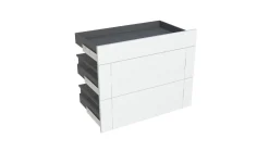Brico Geheel Van 1 Lade + 2 Korflades Keukenkast Modulo Nyl Opaalwit 90X72Cm Outlet