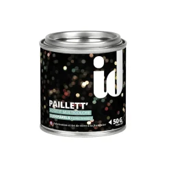 Glitters Additief Paillett' Multicolor 50Gr-Brico Discount