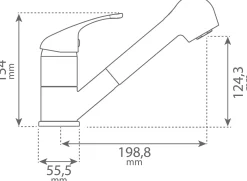 Brico Go By Van Marcke Keukenmengkraan Glad 1-Greeps Online