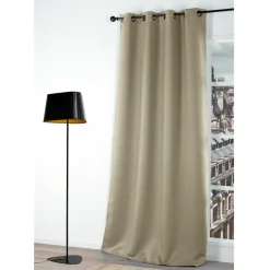 Gordijn Verduisterend Donker Beige 140X250Cm-Brico Hot