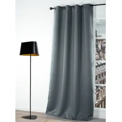 Gordijn Verduisterend Donker Grijs 140X180Cm-Brico Outlet