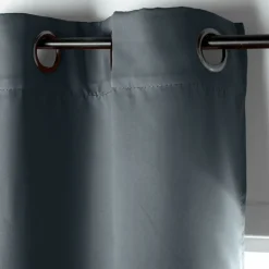 Gordijn Verduisterend Donker Grijs 140X180Cm-Brico Outlet