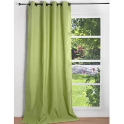 Gordijn Verduisterend Helsinki Ringen Groen 140X260Cm-Brico