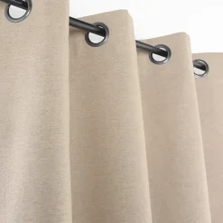 Gordijn Verduisterend Helsinki Beige 140X260Cm-Brico Outlet