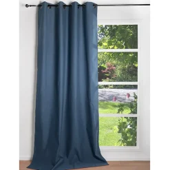 Gordijn Verduisterend Isolerend Helsinki Blauw 140X260Cm-Brico Outlet