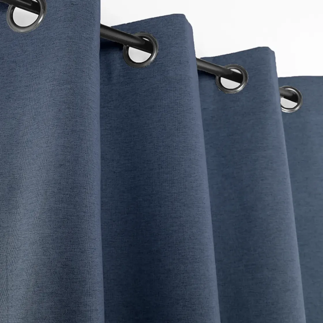 Gordijn Verduisterend Isolerend Helsinki Blauw 140X260Cm-Brico Outlet