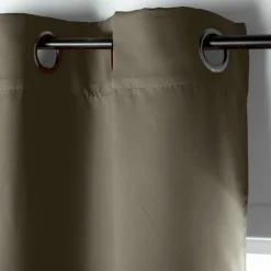 Gordijn Verduisterend Taupe 140X250Cm-Brico New
