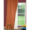 Gordijn Verduisterend Thermisch Bella Ringen Roest 140X260Cm-Brico Outlet