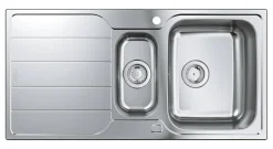 Brico Grohe Spoelbak K500 Met Druiprek 970X500Mm Rvs Outlet