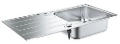 Brico Grohe Spoelbak K500 Met Druiprek 1000X500Mm Rvs