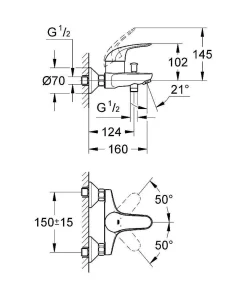 Brico Grohe Swift Badmengkraan Online
