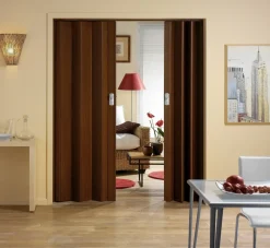 Grosfillex Vouwdeur Spacy Palissander 205X84Cm-Brico Clearance