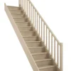 Handystairs Gesloten Rechte Trap "Vega80" - 280 Cm Hoog - 13 Grenen Treden - Met Leuning-Brico