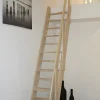Handystairs Molenaarstrap "Torino" Inclusief Leuning - 62 Cm Breed - 280 Cm Hoog - 13 Grenen Treden-Brico Discount