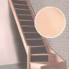 Handystairs Open Kwartslagtrap "Vega80" - Links - 280 Cm Hoog - 13 Beuken Treden - Zonder Leuning-Brico Sale