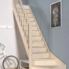 Handystairs Open Kwartslagtrap "Vega80" - Links - 280 Cm Hoog - 13 Grenen Treden - Met Leuning-Brico Online