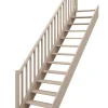 Handystairs Open Rechte Trap "Vega80" - 280 Cm Hoog - 13 Grenen Treden - Met Leuning-Brico Sale