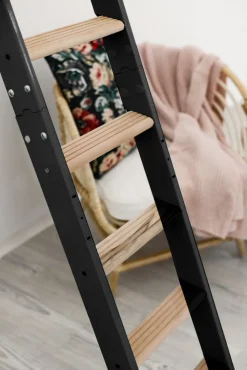 Handystairs Uitschuifbare Steektrap Max6 - H=152 Cm - Beukenhout - Zwart-Brico