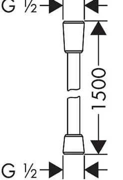 Brico Hansgrohe Doucheslang Isiflex 150Cm Chroom Best