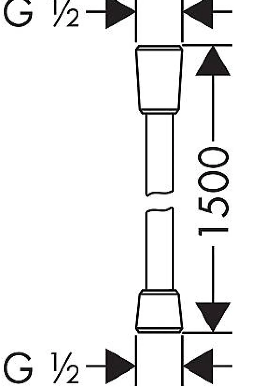 Brico Hansgrohe Doucheslang Isiflex 150Cm Chroom Best
