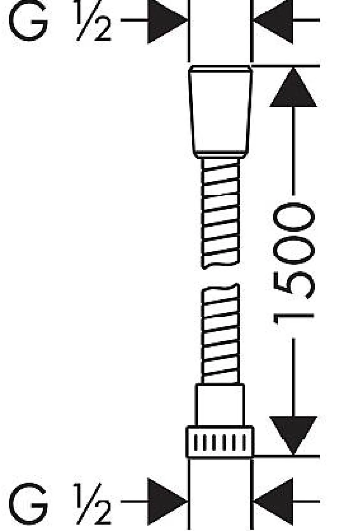 Brico Hansgrohe Doucheslang Mariflex 150Cm Chroom Best