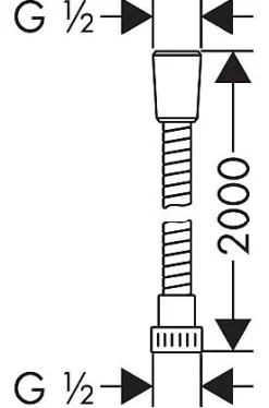 Brico Hansgrohe Doucheslang Mariflex 200Cm Chroom Online