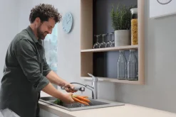 Brico Hansgrohe Keukenmengkraan Focus M43 200 Met Uittrekbare Handdouche Metaal Geborsteld Online