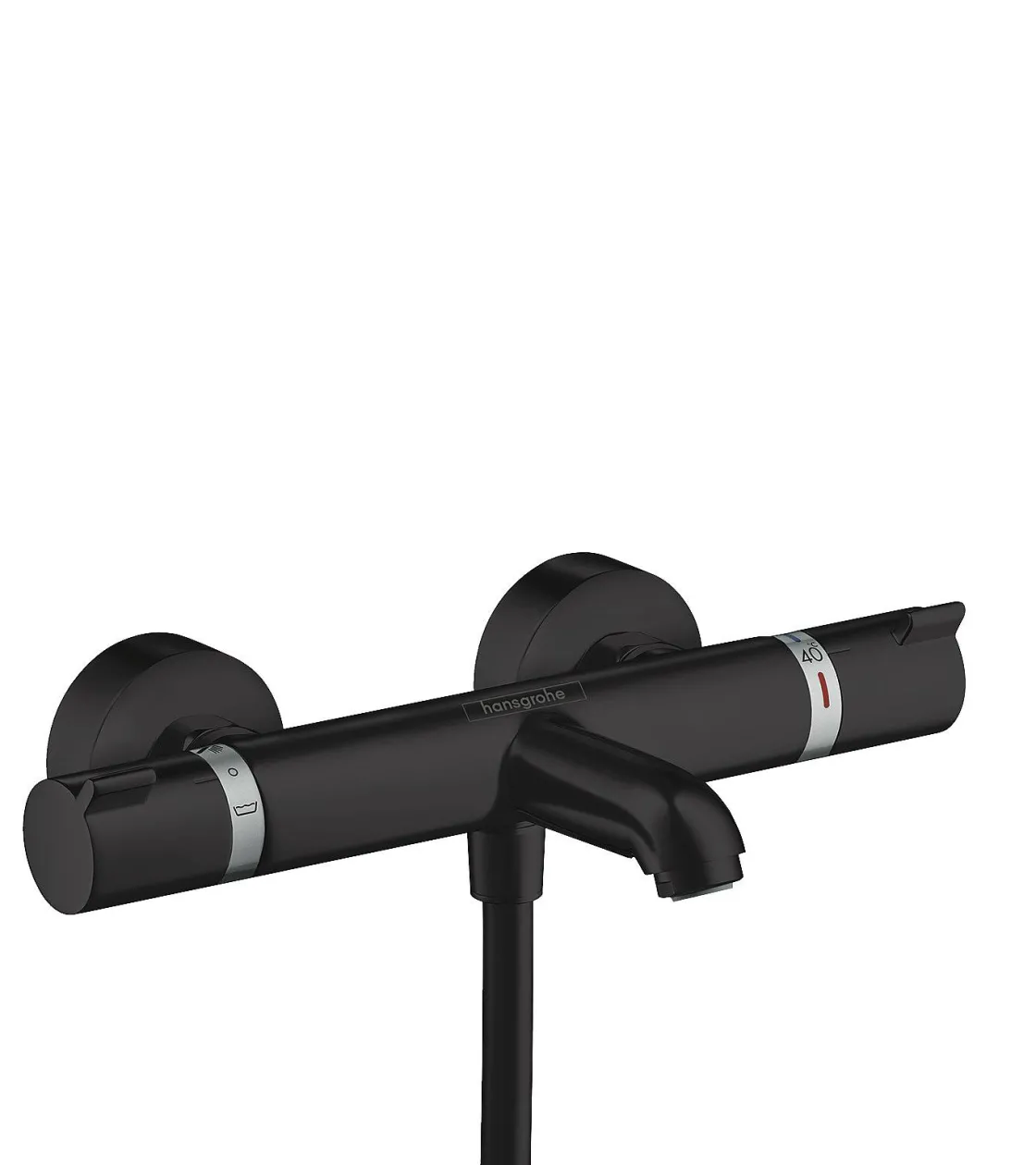 Brico Hansgrohe Thermostatische Badkraan Ecostat Comfort Zwart Mat Best