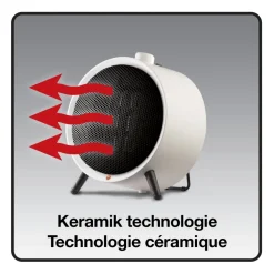 Keramische Kachels & Blaasverwarming<Brico Honeywell Ronde Keramische Verwarming Hce200W 1500W Wit