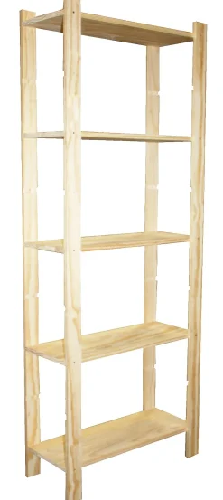 Brico Houten Rek Met 5 Grenen Paneel In Massief Den 170X65X28Cm Best