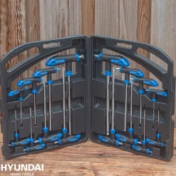 Brico Hyundai Inbus En Torxsleutel Set T-Greep 16 Delig New