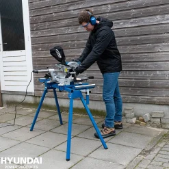 Brico Hyundai Verstek- En Afkortzaag + Accessoires Radiaal 1500W Sale